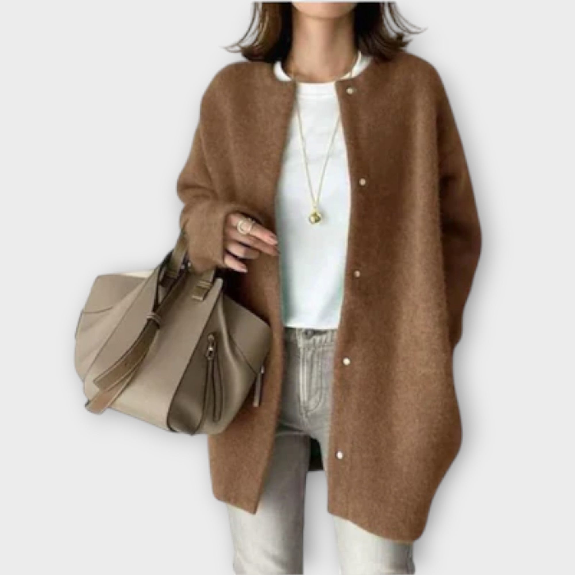 Tereza | Elegantní minimalistický kabát pro moderní ženu