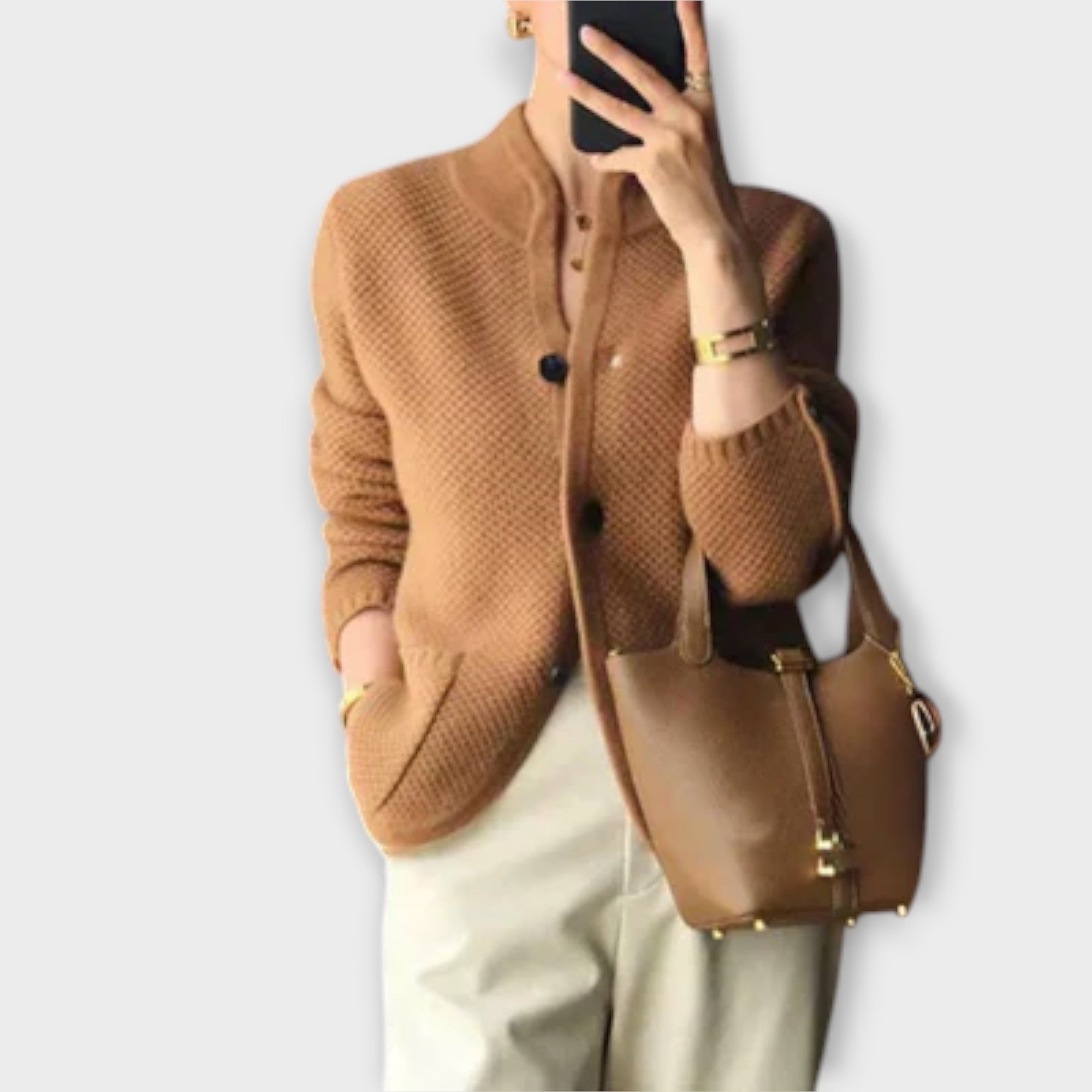 Ivana | Elegantní Pletený Kardigan