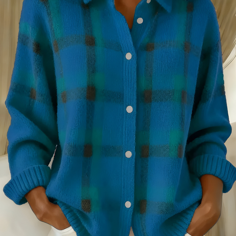 Věra | Plédový Svetrový Kabát