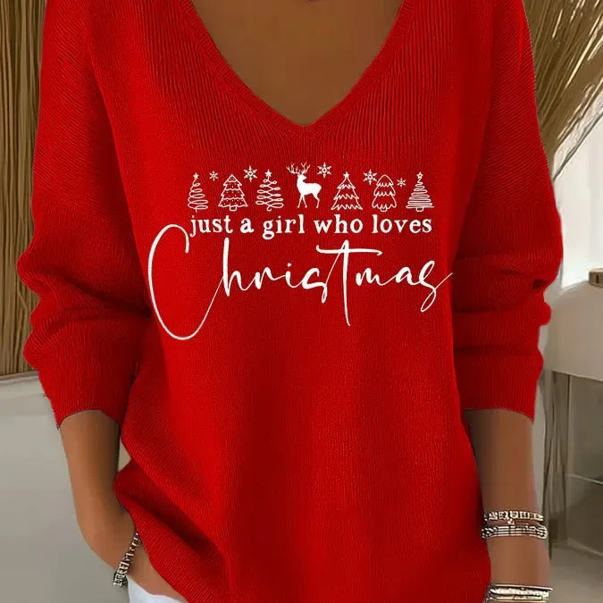 Danica | Dámská Sváteční Mikina s Motivy