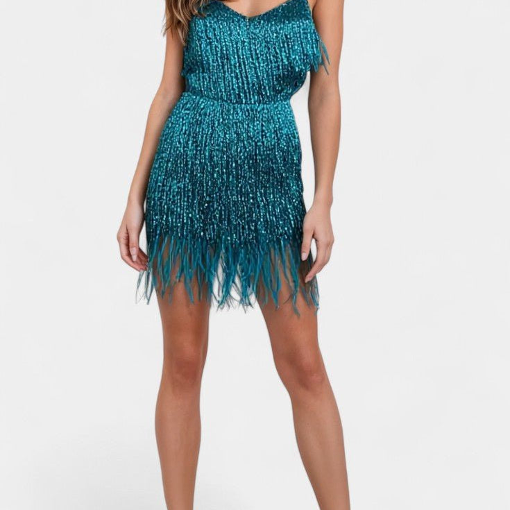 Adena Mini Peříčková Šaty™ | Stylové