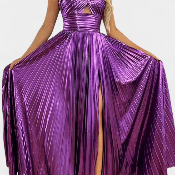 Aikaterini™ | Lesklé maxi šaty