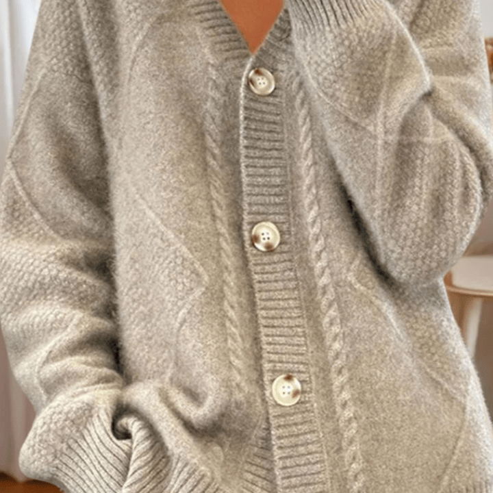 Klára | Pletený kardigan s jemnou texturou