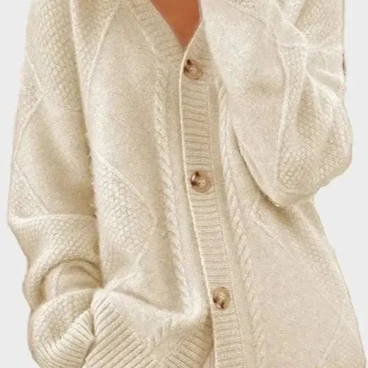 Klára | Pletený kardigan s jemnou texturou