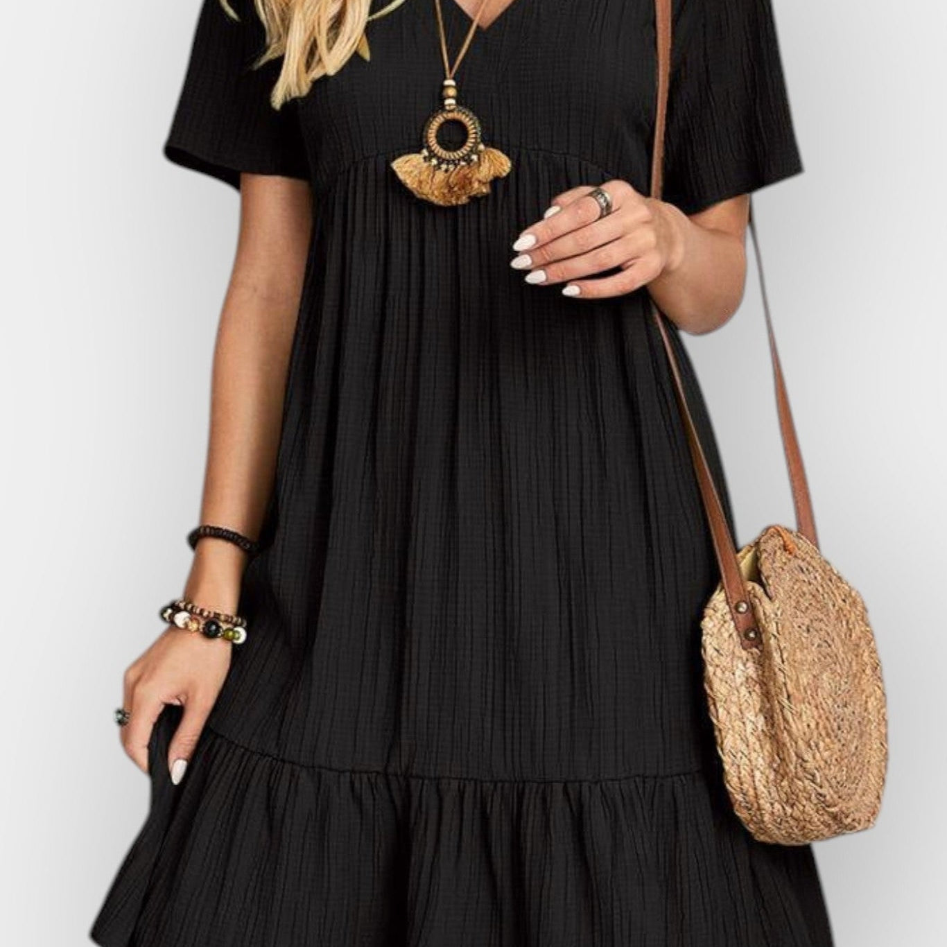 Elodie | Šaty s výstřihem do V