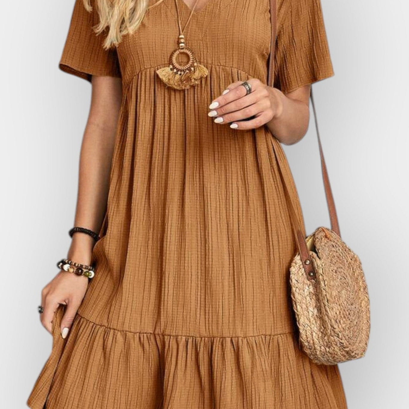 Elodie | Šaty s výstřihem do V