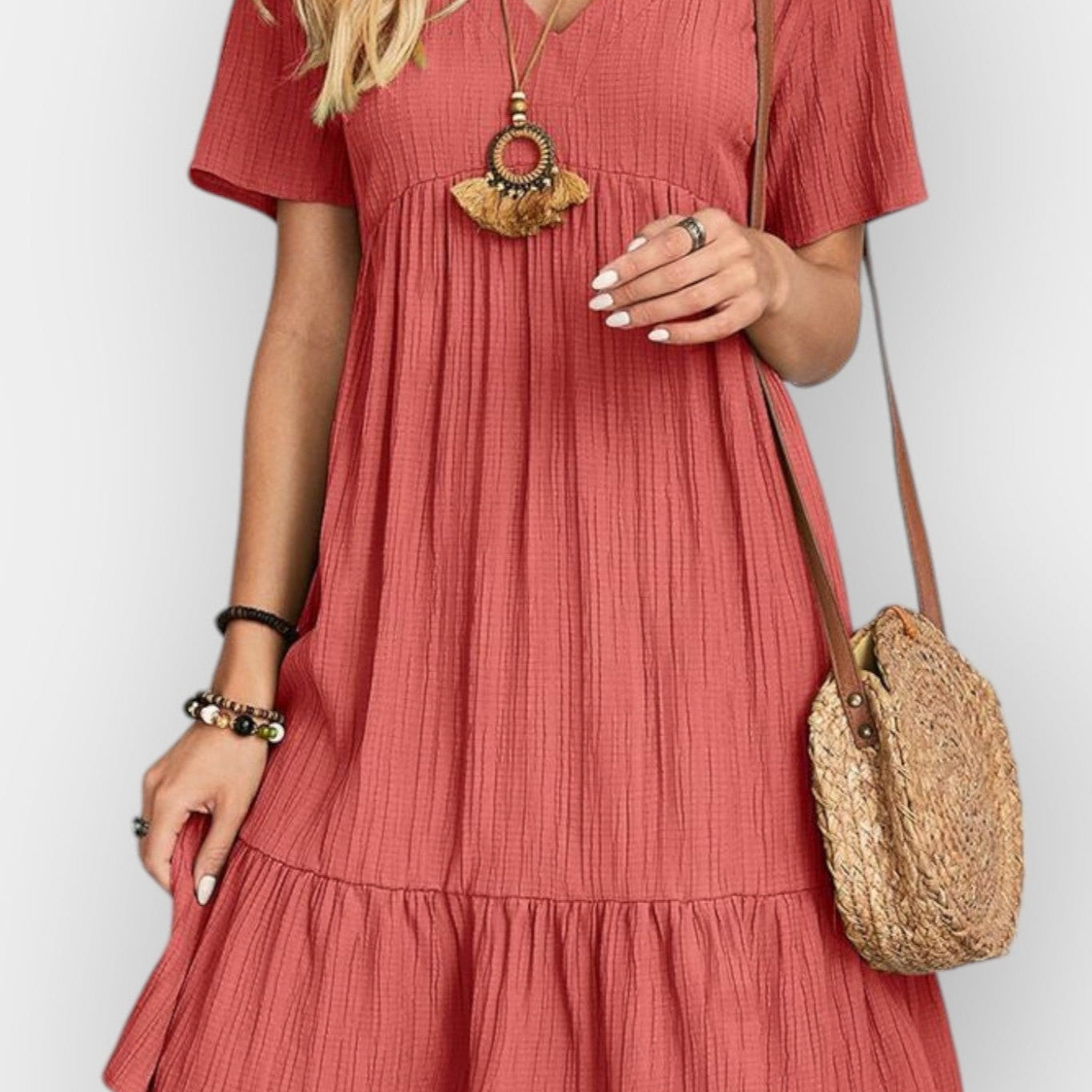 Elodie | Šaty s výstřihem do V