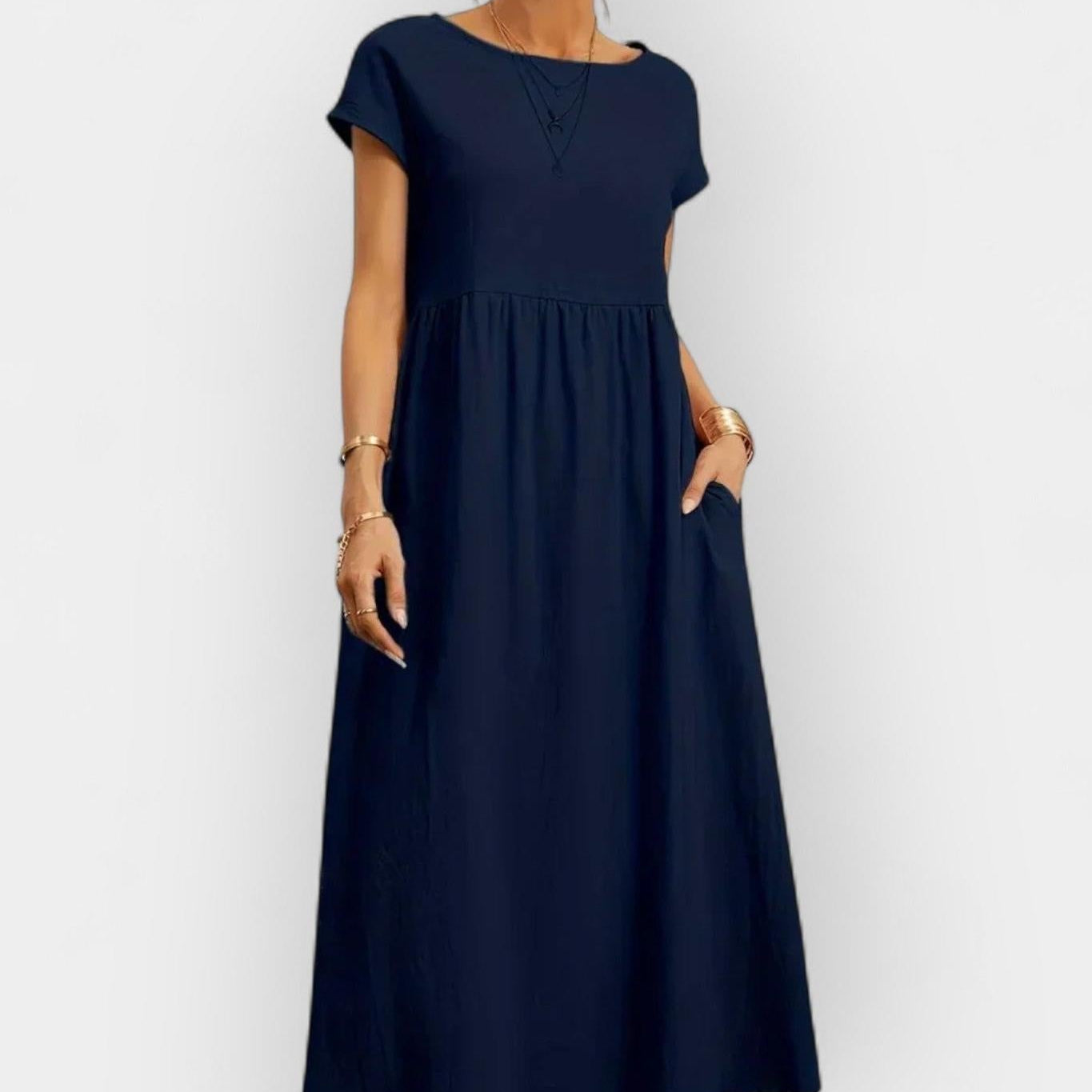 Amaya | Lehká bavlněná šaty s kapsami