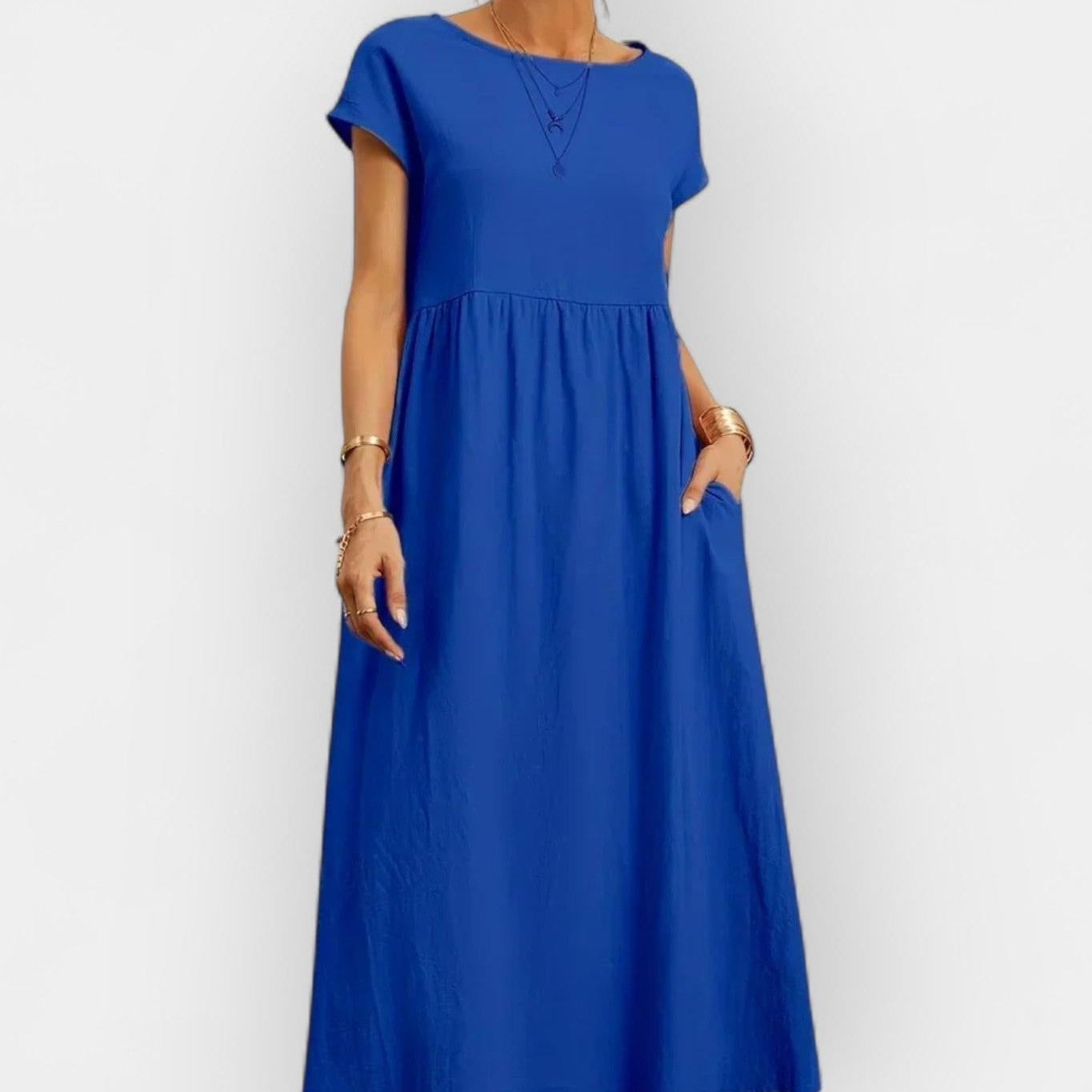 Amaya | Lehká bavlněná šaty s kapsami