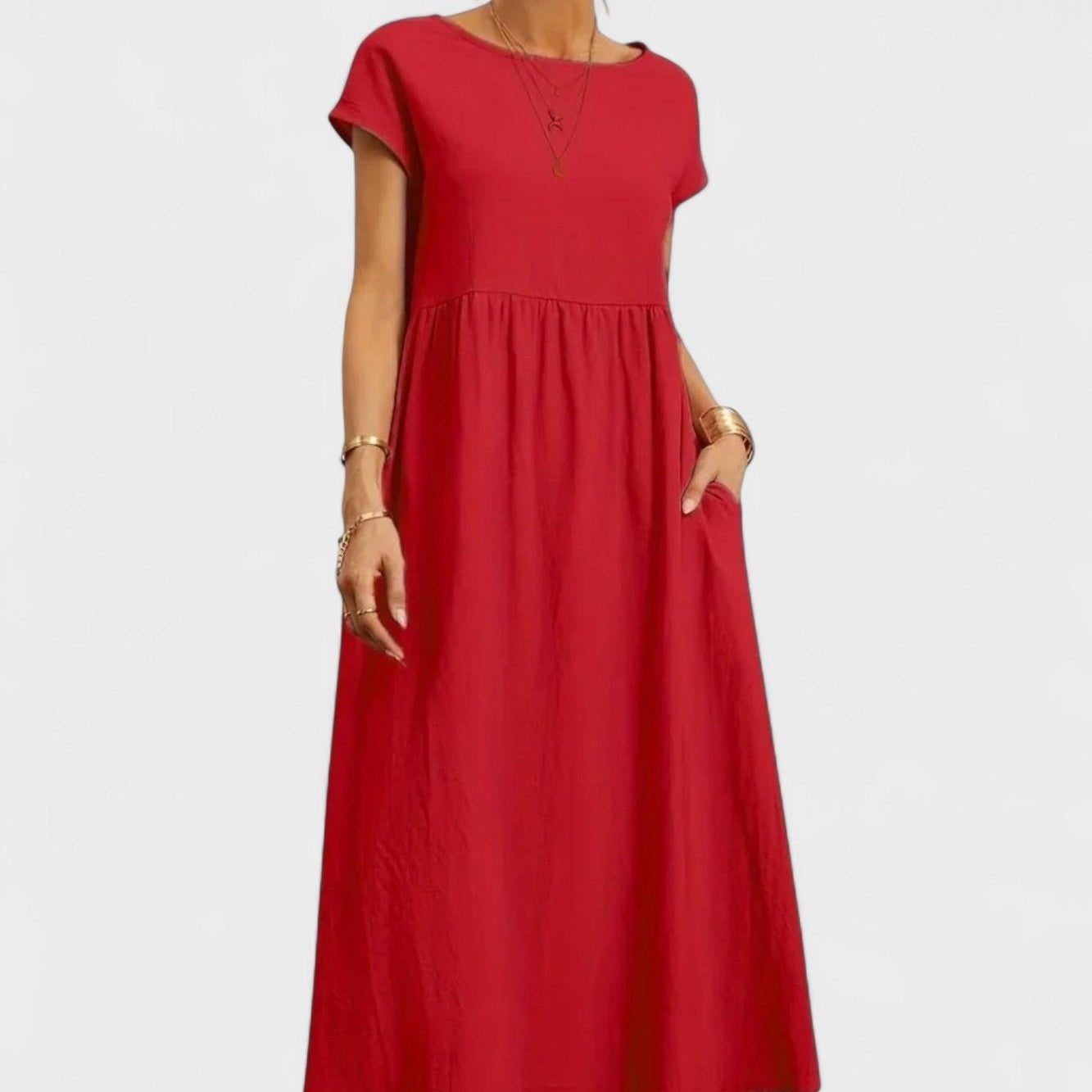 Amaya | Lehká bavlněná šaty s kapsami