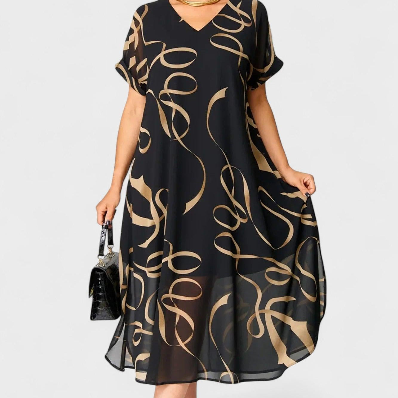 Valeria | Lehká šaty s V-výstřihem