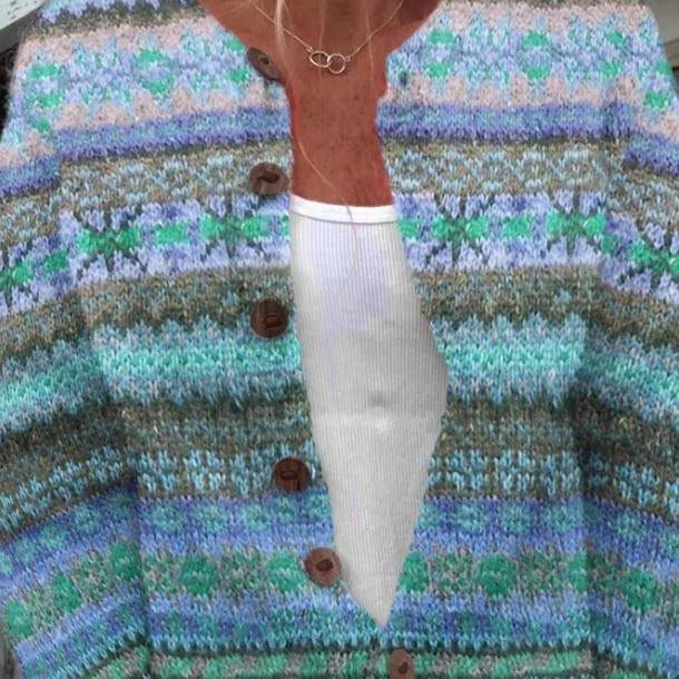 Lotte - Modrý severský svetr