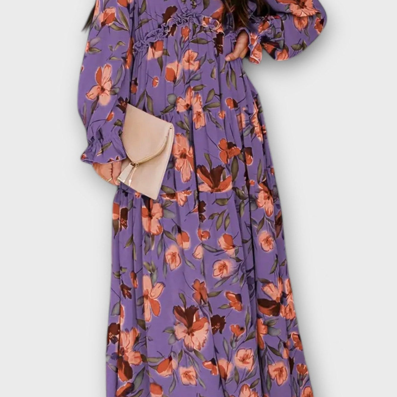 Maribelle | Lehké dlouhé šaty