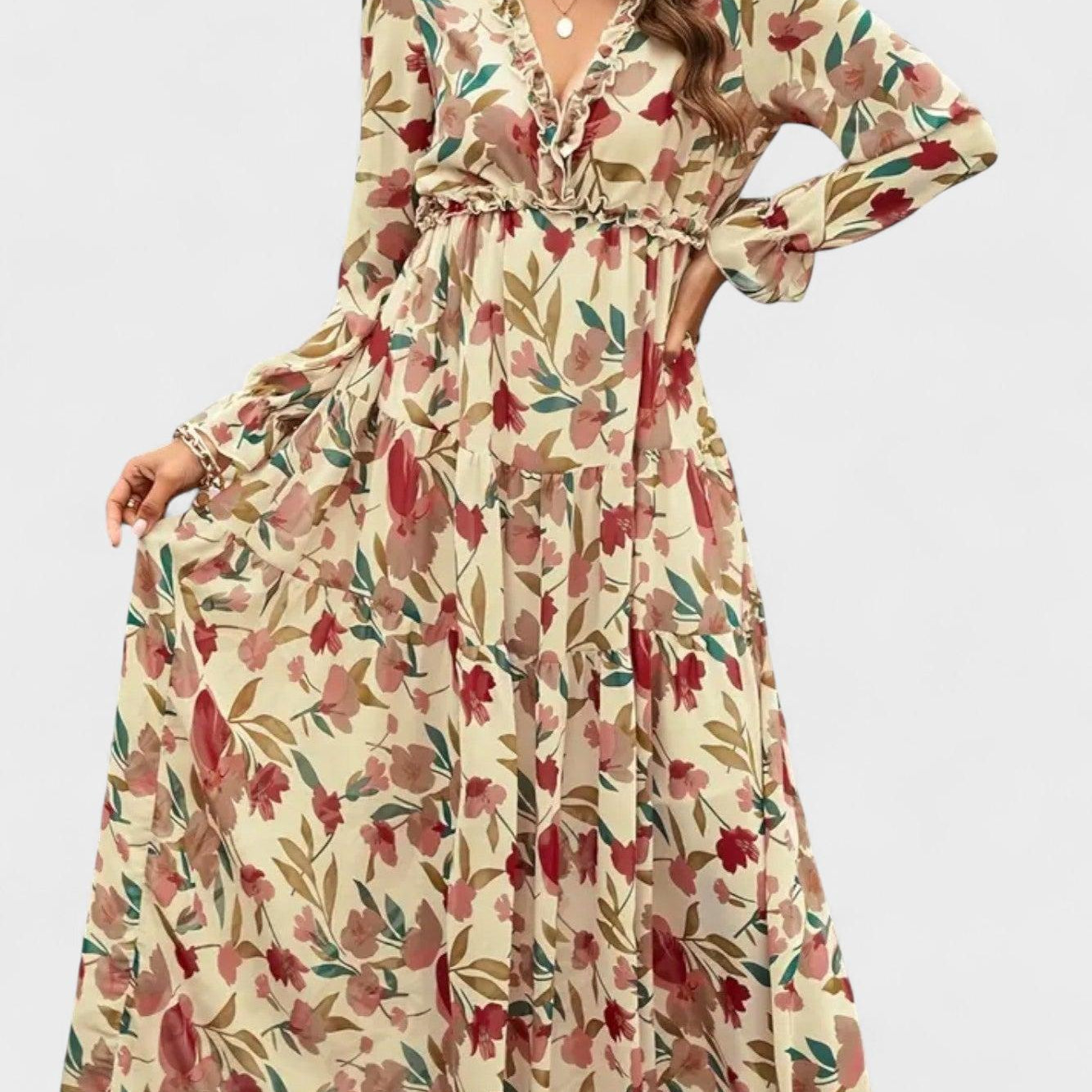 Maribelle | Lehké dlouhé šaty