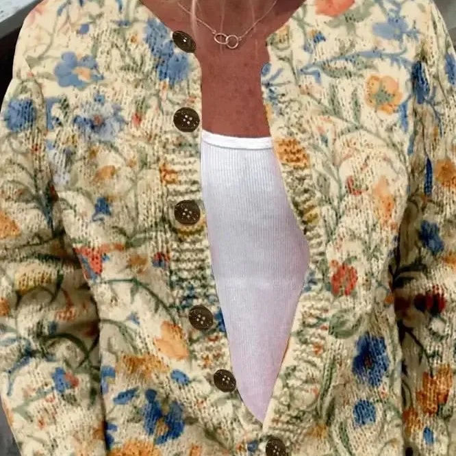 Ophelia – Stylový vyšívaný cardigan