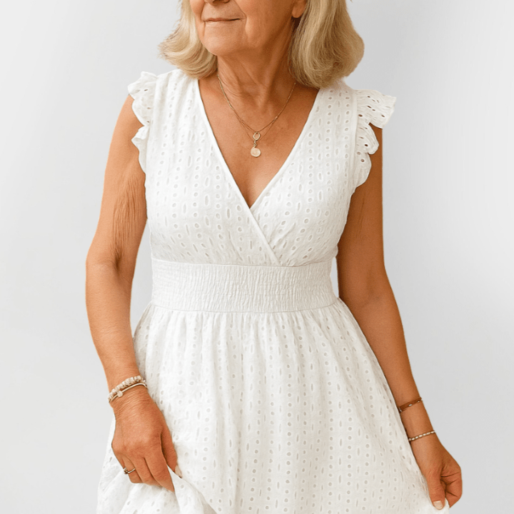 Serena | Šaty s volánkovým pasem