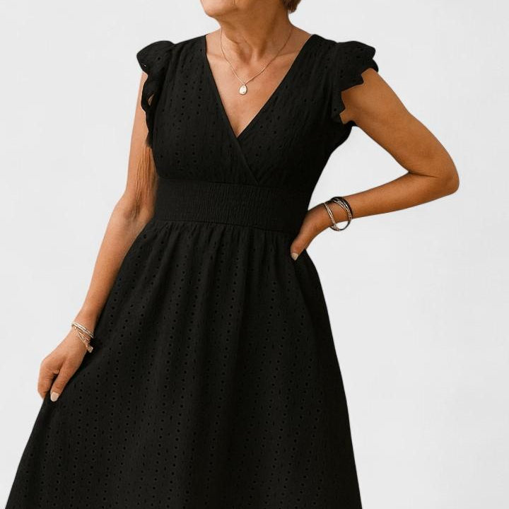 Serena | Šaty s volánkovým pasem