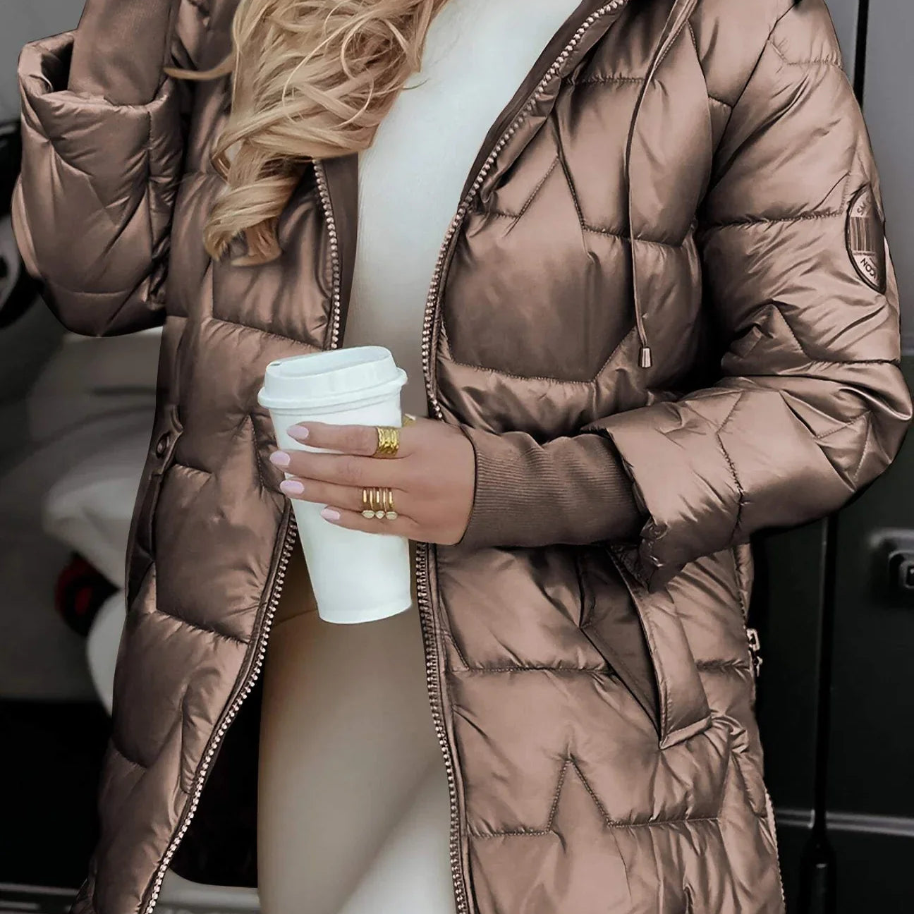 Nolwen |  Zimní Kabát S Kapucí